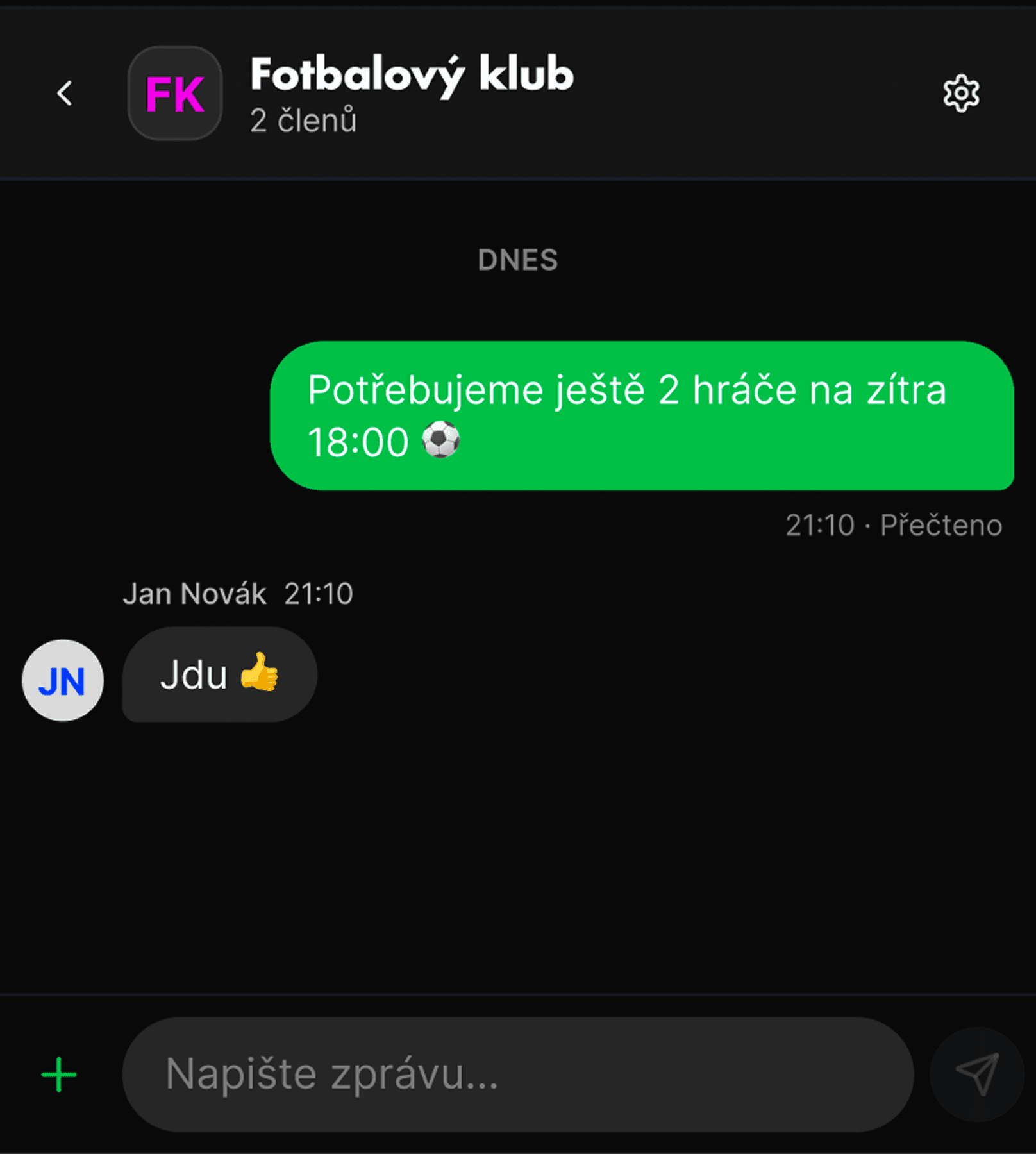 Týmový chat
